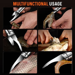 (🔥 Hot Sale - 49% OFF)5 in 1 multifunctional shrimp line fish maw knife, 🔥BUY MORE SAVE MORE